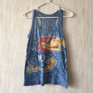 University of Kansas Jayhawk tank top